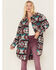 Image #1 - Cripple Creek Women's Southwestern Print Shacket, Burgundy, hi-res