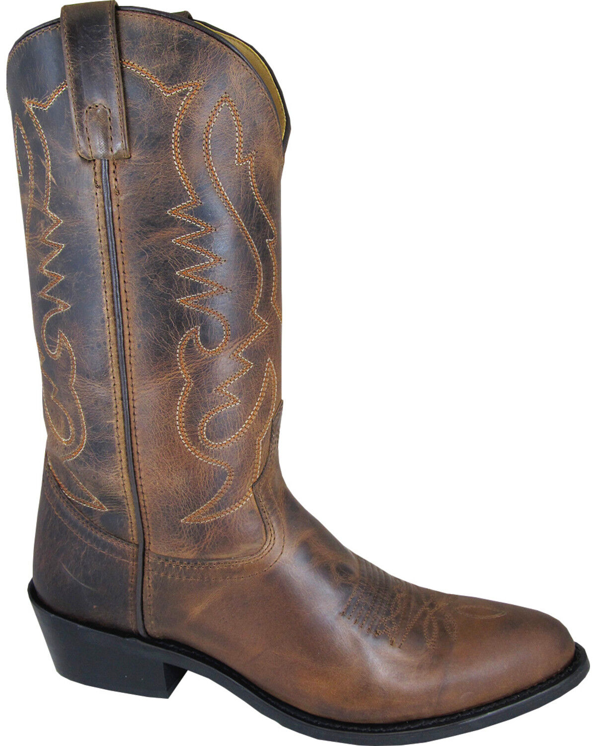 Smoky Mountain Men's Denver Western Boots - Round Toe, Brown, hi-res