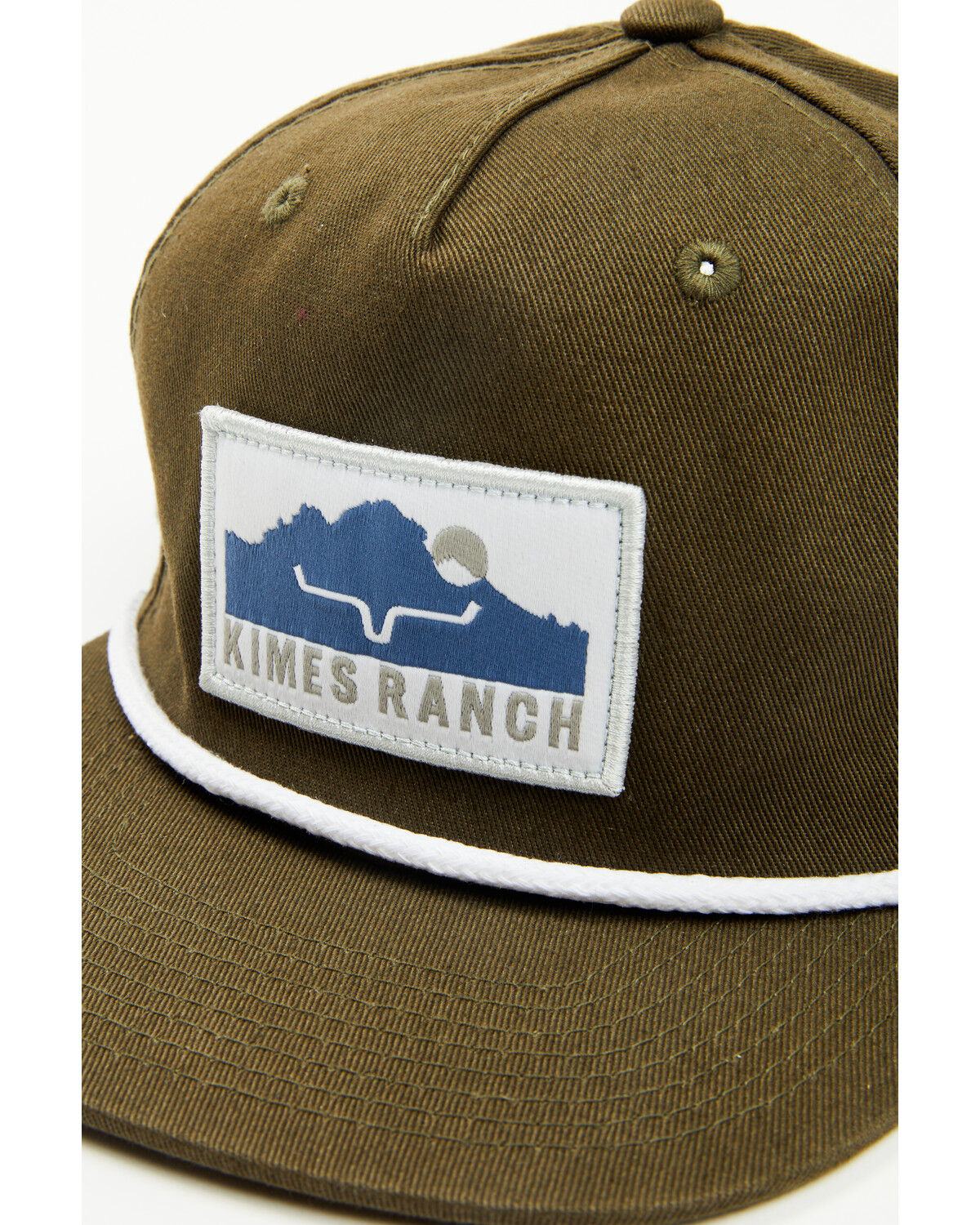 Image #2 - Kimes Ranch Men's Kick Back Logo Ball Cap, Forest Green, hi-res