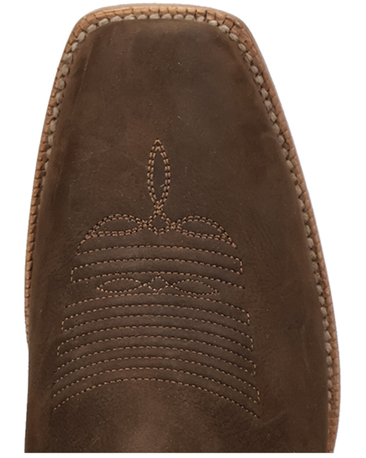 Image #6 - El Dorado Men's Bay Apache Western Boots - Square Toe, Brown, hi-res