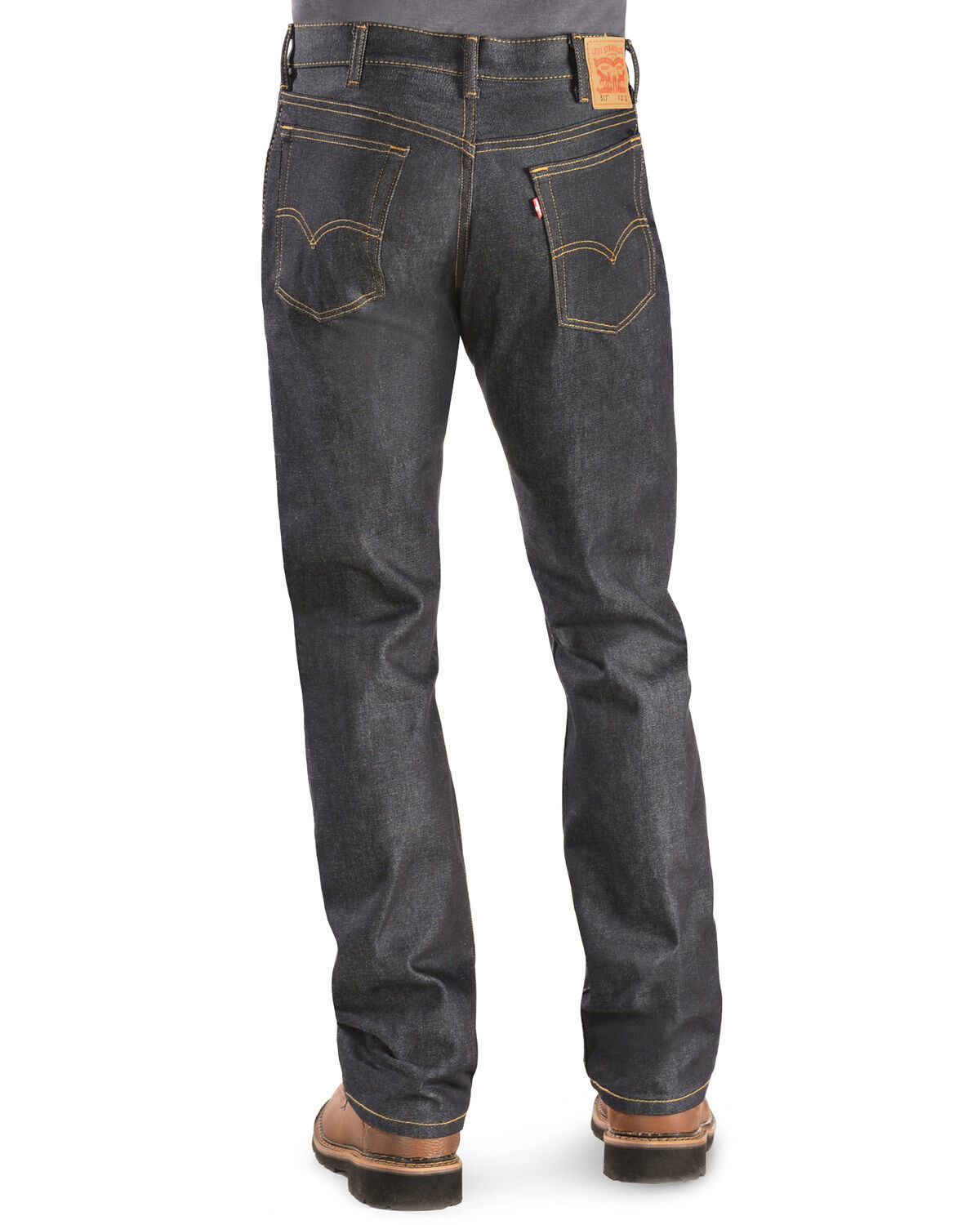 Levi's Men's 517 Rigid Low Slim Bootcut Jeans, Indigo, hi-res