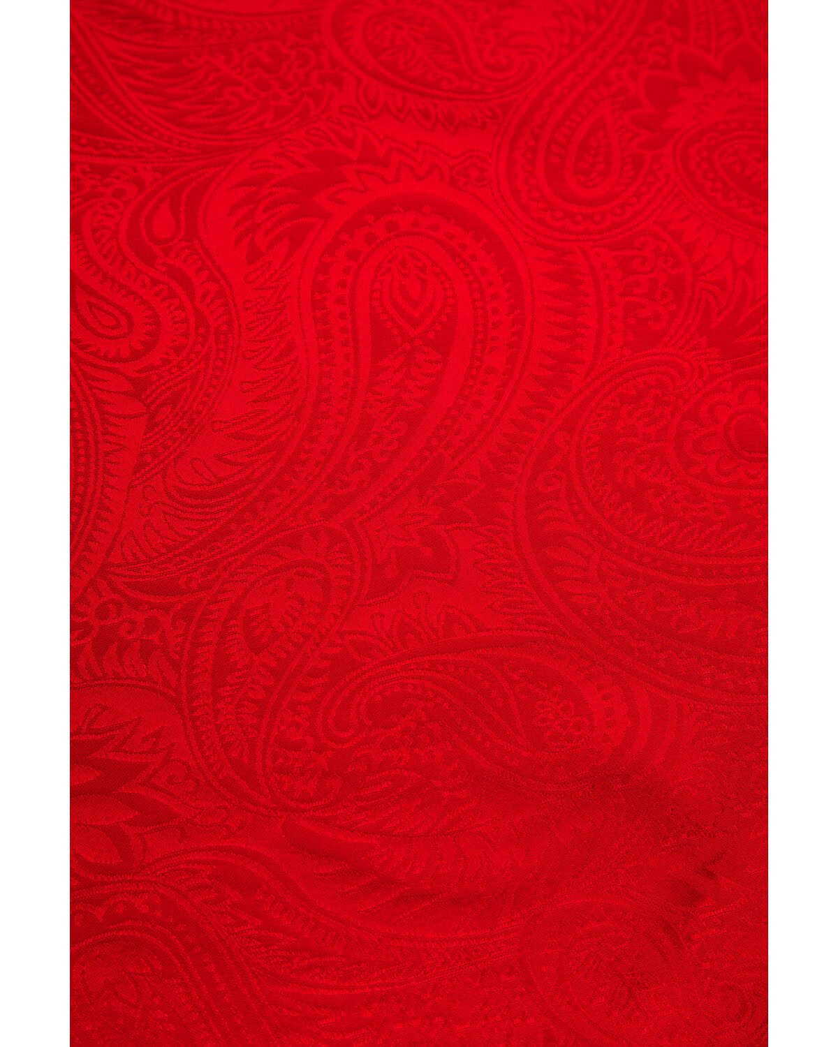 Image #3 - Cody James Men's Red Silk Jacquard Scarf, Red, hi-res