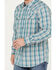 Image #3 - Moonshine Spirit&reg; Men's Agave Plaid Print Long Sleeve Western Snap Shirt, Grey, hi-res