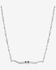 Image #1 - Montana Silversmiths Women's Western Silhouette Longhorn Bar Necklace, Silver, hi-res