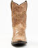 Image #4 - Laredo Women's Joni Western Fashion Booties - Snip Toe, Camel, hi-res