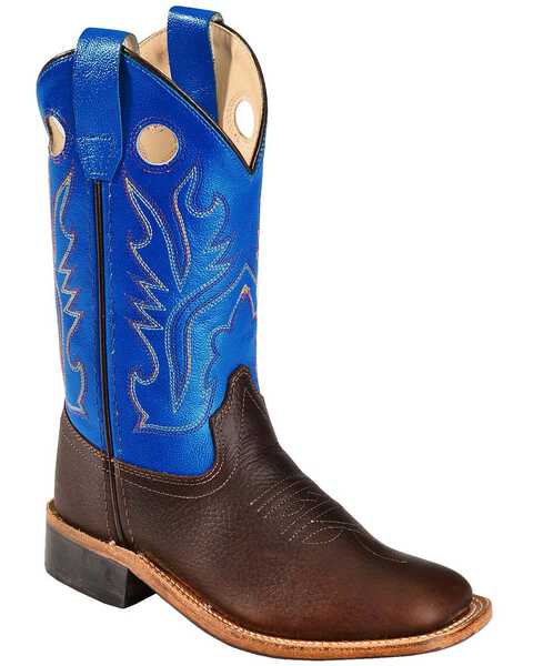 Image #1 - Cody James Little Boys' Thunder Western Boots - Broad Square Toe, Oiled Rust, hi-res