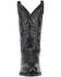 Image #7 - Laredo Men's Embroidered Round Toe Western Boots, Black, hi-res