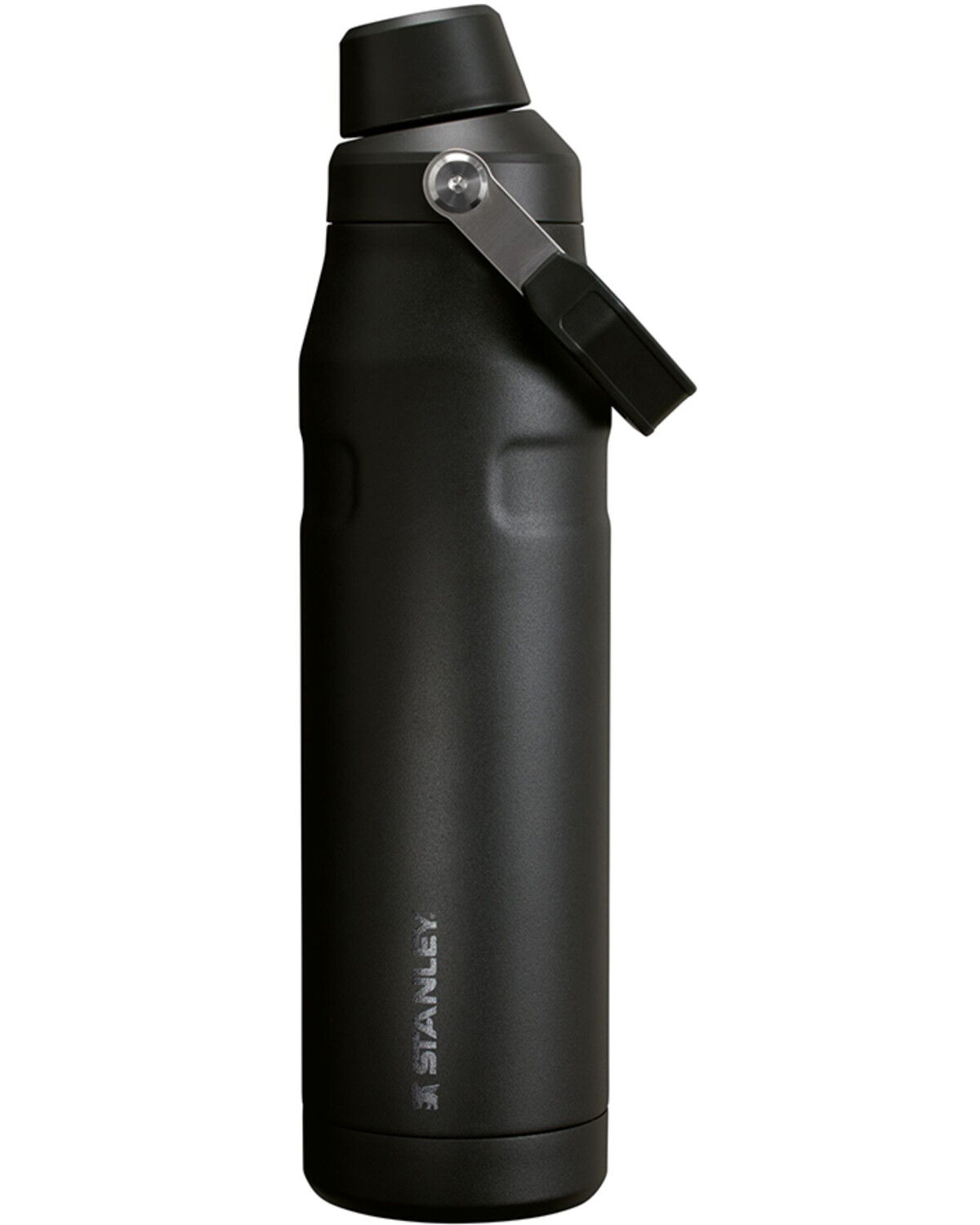 Image #1 - Stanley 36oz IceFlow&trade; Bottle with Fast Flow Lid, Black, hi-res
