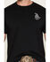 Image #3 - Cody James Men's Don't Tread On Me Short Sleeve Graphic T-Shirt, Black, hi-res