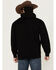 Image #4 - Boot Barn Men's Logo Graphic Hooded Sweatshirt, Black, hi-res