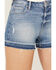 Image #2 - Idyllwind Women's Owsley Light Wash Gypsy High Rise Denim Shorts , Light Medium Wash, hi-res