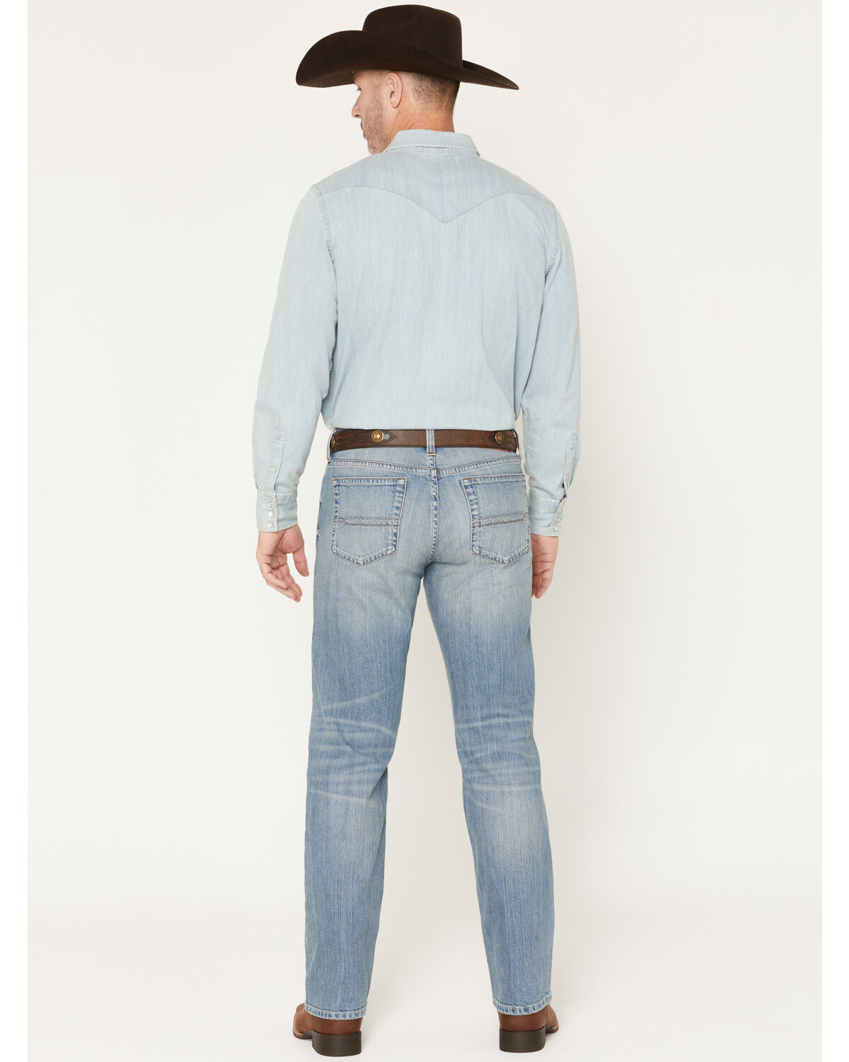 Image #3 - Cody James Men's Bronco Wash Yukon Relaxed Straight Stretch Denim Jeans, Medium Wash, hi-res