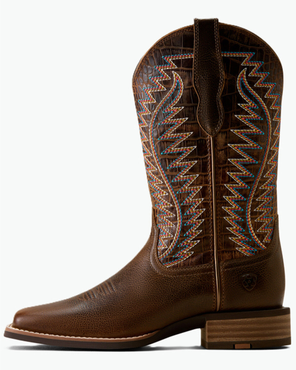 Image #2 - Ariat Women's Monte Vista Performance Western Boots - Broad Square Toe, Brown, hi-res