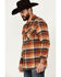 Image #2 - Pendleton Men's Burnside Plaid Print Long Sleeve Button-Down Flannel Shirt, Red, hi-res