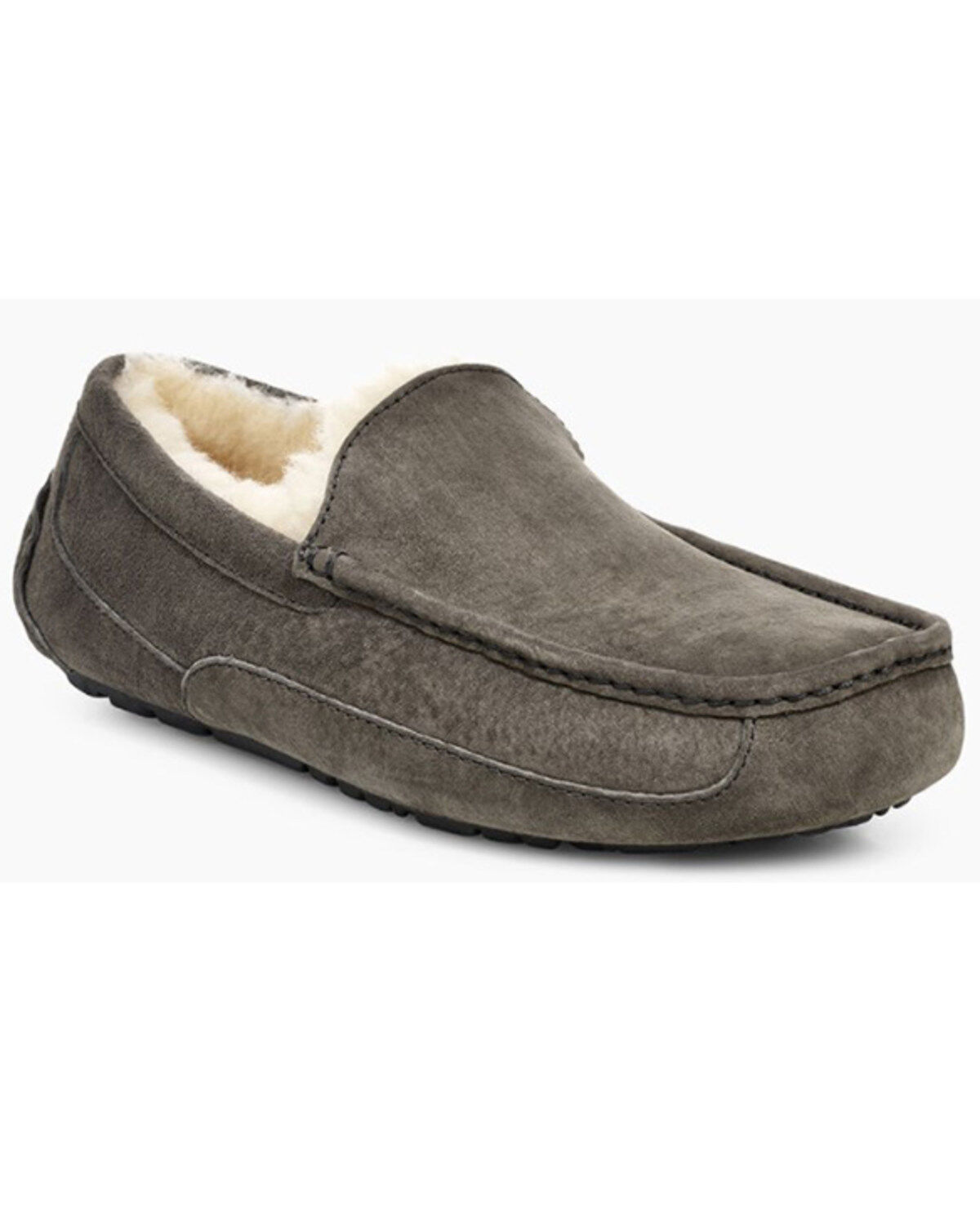 Image #1 - UGG Men's Ascot Slippers, Grey, hi-res