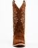 Image #4 - Shyanne Women's Bambi Suede Western Boots - Snip Toe, Brown, hi-res