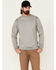 Image #1 - Ariat Men's FR Crew Neck Long Sleeve Shirt, Grey, hi-res