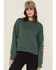 Image #1 - Carhartt Women's TENCEL&trade; Fiber Series Loose Fit Long Sleeve Graphic Sweatshirt, Forest Green, hi-res