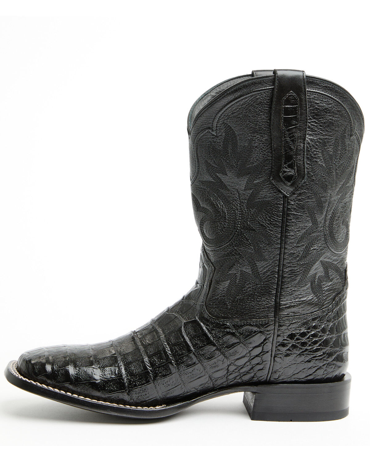 Image #3 - Cody James Black 1978&reg; Men's The Hayward Exotic Caiman Western Boots - Broad Square Toe, Black, hi-res