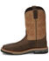 Image #3 - Justin Men's Bolt Western Work Boots - Composite Toe, Pecan, hi-res