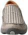 Image #5 - Twisted X Men's Woven Driving Moccasin Shoes - Moc Toe, Grey, hi-res