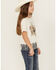 Image #2 - Blended Girls' Running Horse Fringe Short Sleeve Tee , Ivory, hi-res