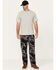 Image #1 - Lucky Brand Workwear Men's Camo Print Broken Canvas Cargo Work Pants, Black, hi-res