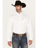 Image #1 - Ariat Men's Solid Twill Long Sleeve Western Woven Shirt, White, hi-res