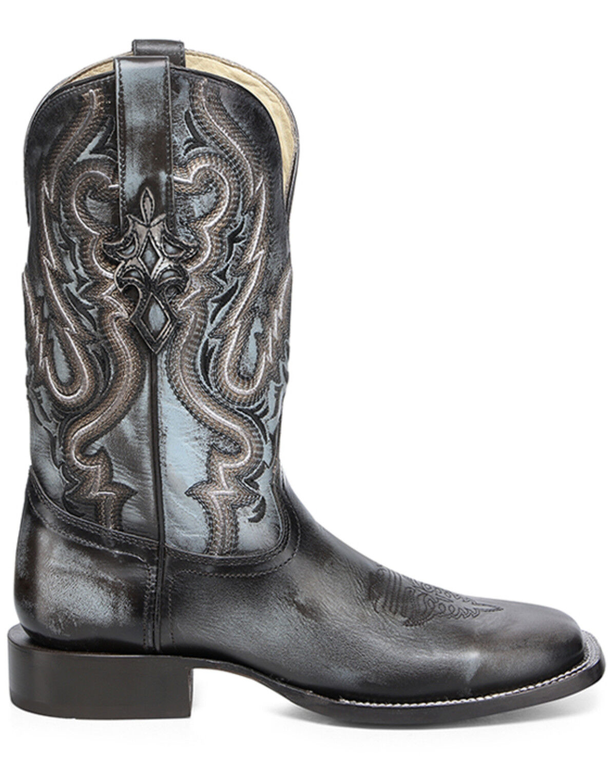 Image #2 - Corral Men's Triad Western Boots - Broad Square Toe, Black, hi-res