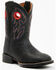 Image #1 - Justin Boys' Bowline Western Boots - Broad Square Toe, Black, hi-res