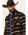 Image #2 - Rock & Denim Men's Southwestern Print Jacquard Shacket, Brown, hi-res