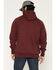 Image #4 - Forge Workwear Men's FR Hooded Sweatshirt, Burgundy, hi-res