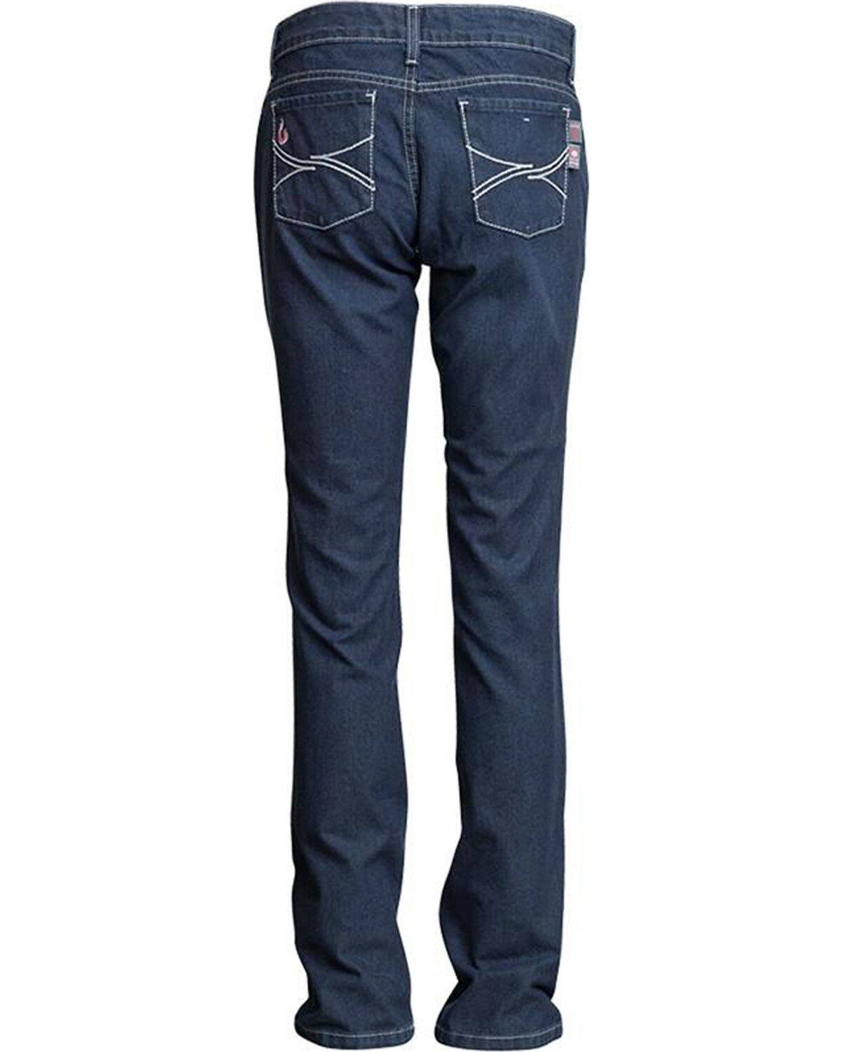 Lapco Women's FR Straight Jeans, Blue, hi-res