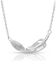 Image #2 - Montana Silversmiths Women's Turning Feather Pendant Necklace, Silver, hi-res