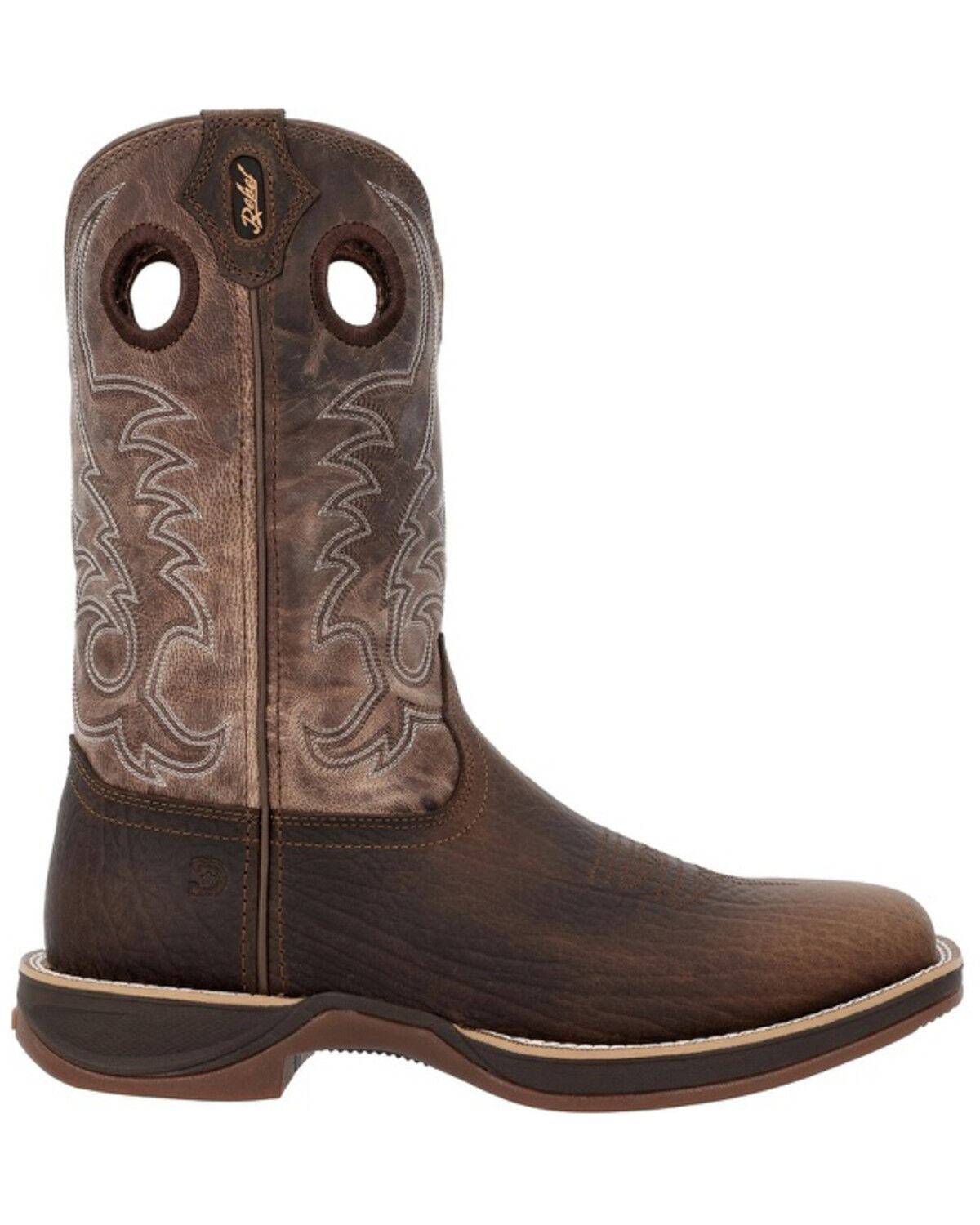 Image #2 - Durango Men&rsquo;s Rebel Ultra-Lite Performance Western Boots - Broad Square Toe, Brown, hi-res