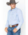Image #5 - Ariat Men's Dayne Mini Striped Long Sleeve Western Shirt , Blue, hi-res
