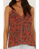 Image #4 - Idyllwind Women's Lurex Little Lace Tank Top, Pecan, hi-res