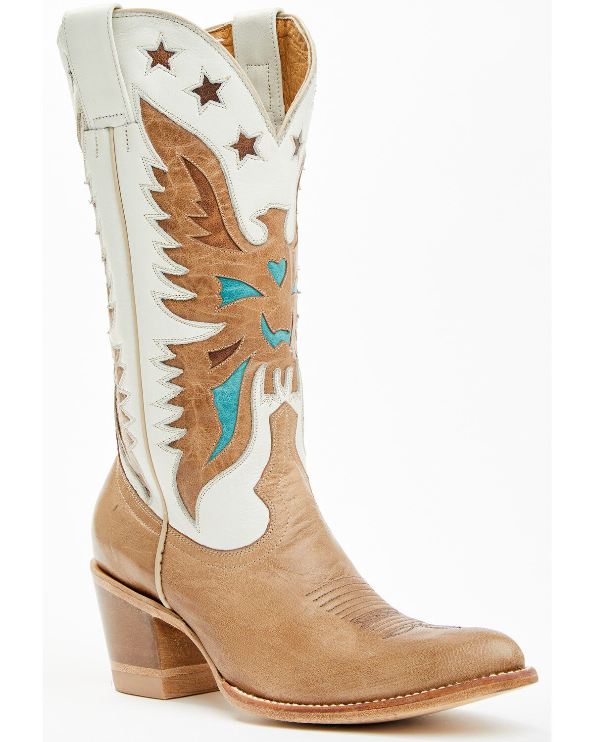 Image #1 - Idyllwind Women's Viceroy Pebble Western Boots - Round Toe, Tan, hi-res