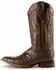 Image #6 - Ferrini Men's Full Quill Ostrich Exotic Western Boots, Chocolate, hi-res
