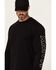 Image #2 - Hawx Men's X Long Sleeve Graphic Work T-Shirt, Black, hi-res