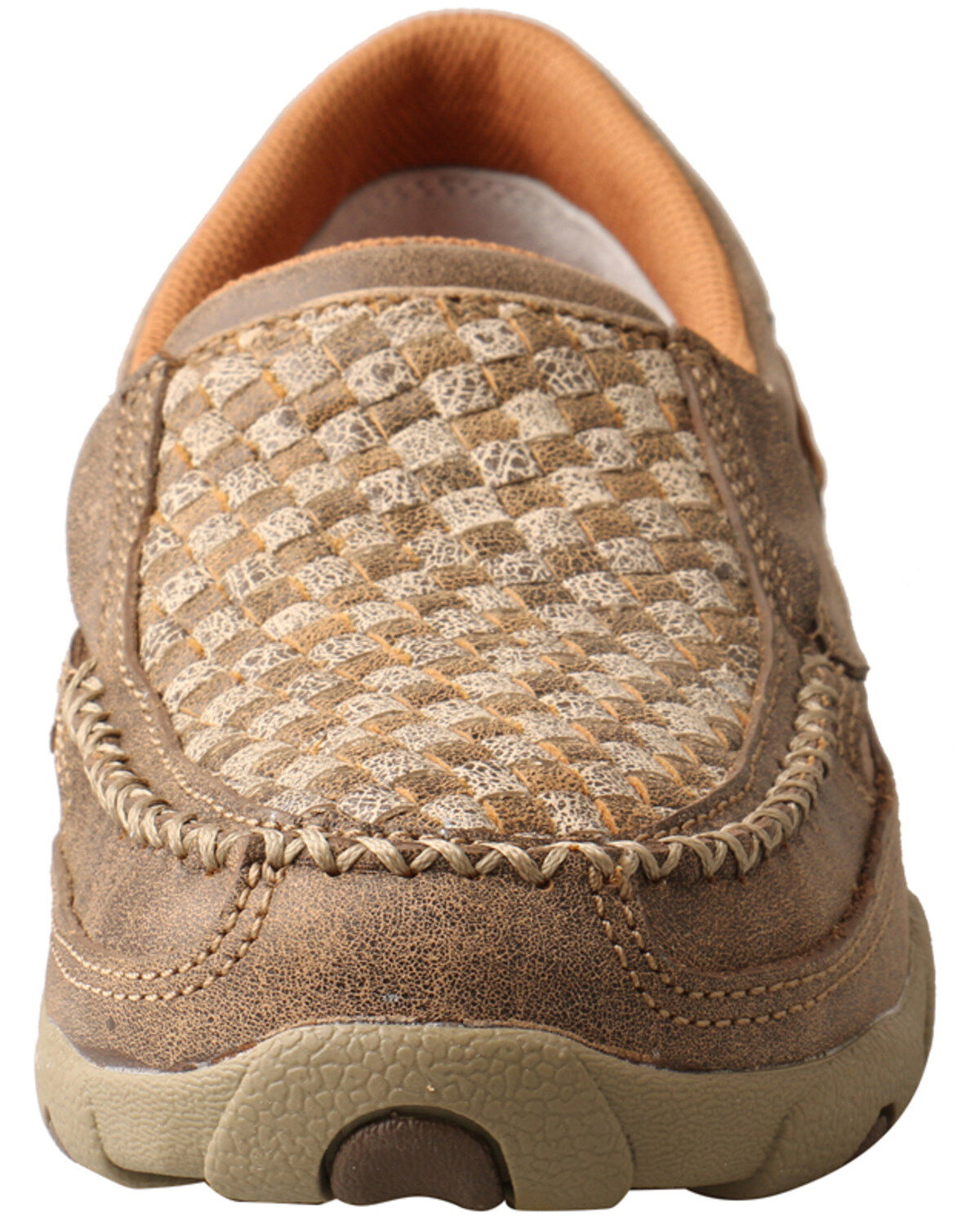 Image #5 - Twisted X Women's Slip-On Driving Mocs, Brown, hi-res