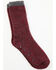 Image #1 - Cody James Men's Red Heathered Cozy Socks, Red, hi-res