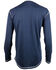 Image #2 - Ariat Men's Rebar Crew Long Sleeve Shirt, Navy, hi-res