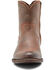 Image #4 - Frye Men's Austin Inside Zip Ankle Boots - Medium Toe , Brown, hi-res