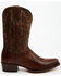 Image #2 - Dan Post Men's 12" Exotic Ostrich Leg Western Boots - Square Toe , Brass, hi-res