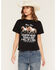 Image #1 - Los Sundays Women's Tequila & Horses Short Sleeve Graphic Tee, Black, hi-res