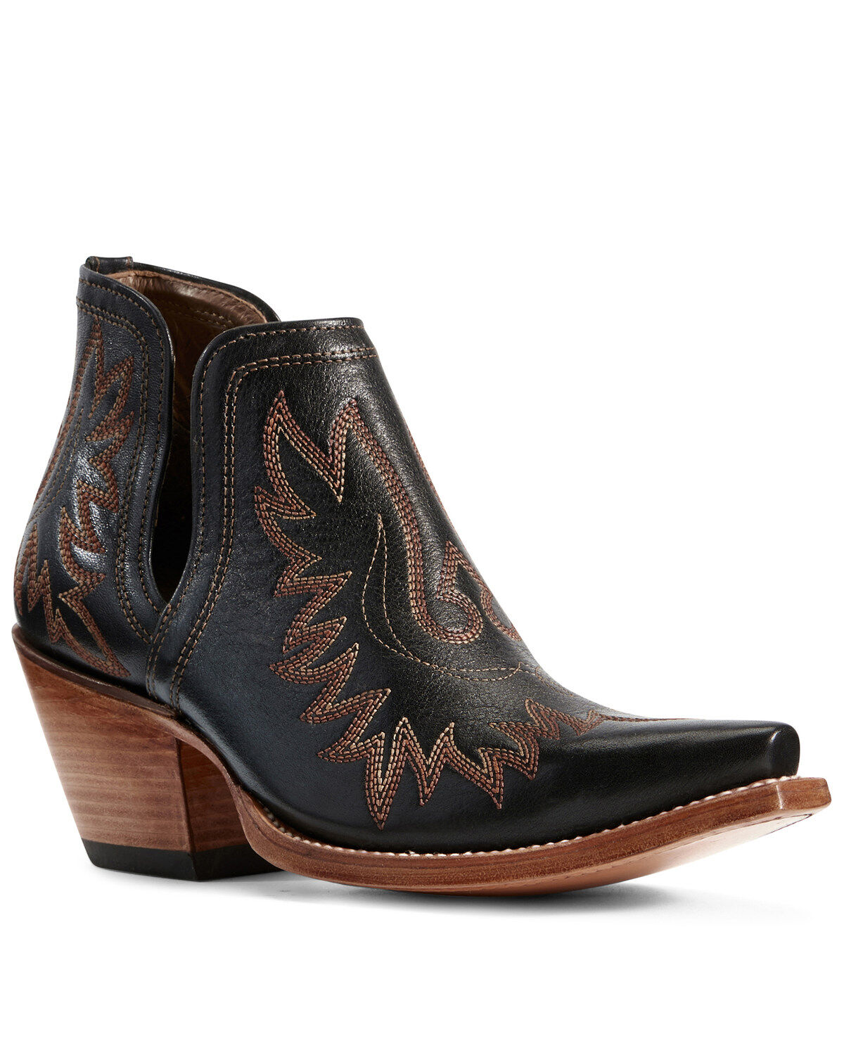 Ariat Women's Dixon Brooklyn Fashion Booties - Snip Toe, Black, hi-res