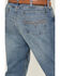 Image #4 - Wrangler 20X Men's 42MWX Sedgefield Light Wash Vintage Bootcut Stretch Denim Jeans , Light Wash, hi-res