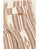 Image #4 - Rock & Roll Denim Girls' Southwestern Striped Flare Stretch Denim Jeans , Cream, hi-res