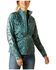 Image #1 - Ariat Women's New Team Southwestern Print Softshell Jacket , Green, hi-res